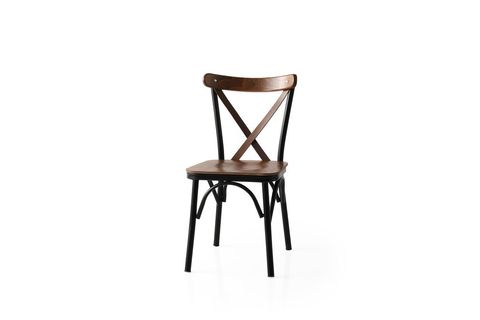 CAKARTA MASA VE İLKBAHAR SANDALYE TAKIMI, CEVİZ, 180X80