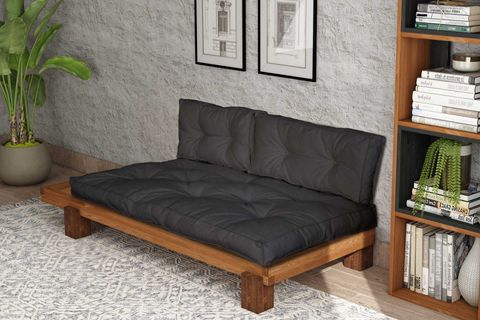 WOODESK ARİN MASİF SEDİR, TİK-ANTRASİT RENK, CPT8375-200