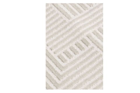 MONO KOLEKSİYONU MODERN SIK DOKUMA SAÇAKLI MAKİNE HALISI, BEJ, 160X500