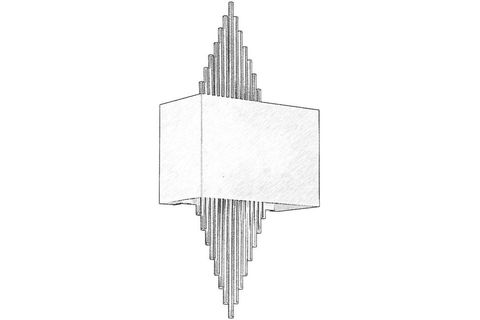 AVONNİ APLİK AP-62175-01, METAL, SİYAH BOYALI