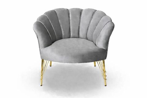 PAPATYA BABY FACE TEKLİ BERJER, GRİ, 2 ADET, GOLD AYAK