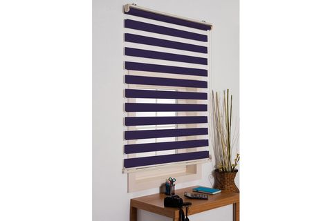 ZEBRA STOR PERDE MOR 120 X 200