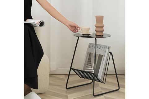CREA YAN SEHPA, METAL, SİYAH