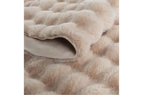 DARCİO BUBBLE YUMUŞAK DOKULU POST HALI, OVAL, BEJ, 50X80