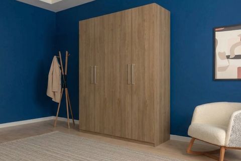 LUNA NOX GARDIROP, MEŞE, 4 KAPAKLI