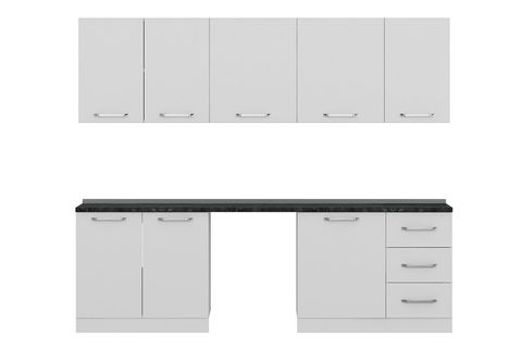 MİNAR 255 CM MUTFAK DOLABI BEYAZ 255 B9