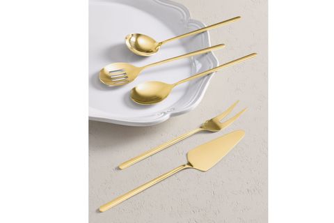 THE MİA GİALLO SERVİS SETİ GOLD 5 PARÇA