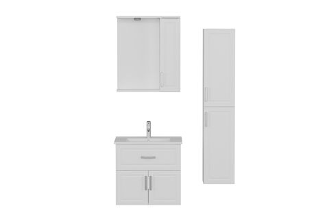 SANYA BANYO DOLABI AS2K1Ç80, BEYAZ, 65CM