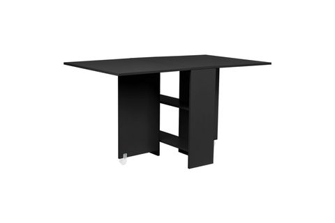 SİLVİA KATLANIR YEMEK MASASI, SİYAH, 140X80