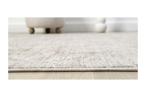 VİNTAGE ESKİTME DESENLİ DOKUMA MAKİNE HALISI, BEJ, 160X240, 10200