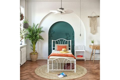 ARGİMO BELLA METAL KARYOLA, BEYAZ, 100X200