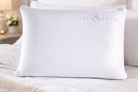 ICECOOL SOĞUK KUMAŞ ORTOPEDİK BOYUN DESTEKLİ VİSCO YASTIK, 60X40X13 CM