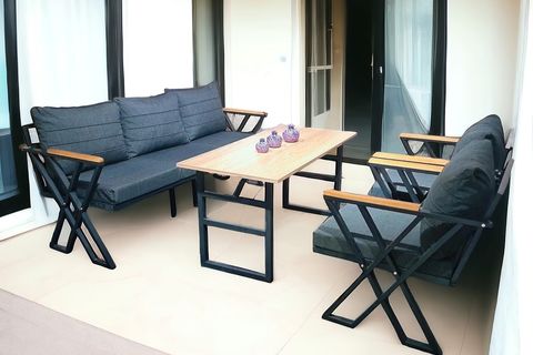 MİNA BAHÇE BALKON TAKIMI, 3+1+1, ANTRASİT