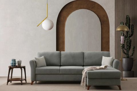 İNCİ YATAKLI BAZALI KÖŞE KOLTUK, SAĞ