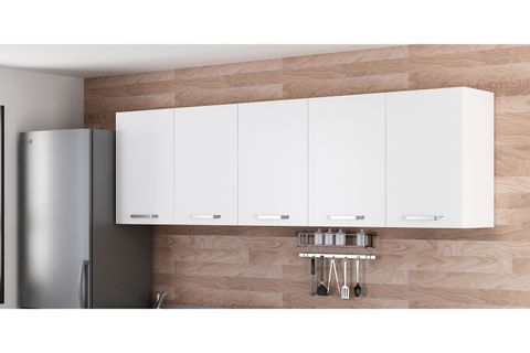 MİNAR 245 CM MUTFAK DOLABI BEYAZ 245-B3-ÜST MODÜL