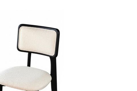 MİRLA HAZERAN DETAY DÖŞEMELİ KAYIN SANDALYE, SİYAH, 4 ADET