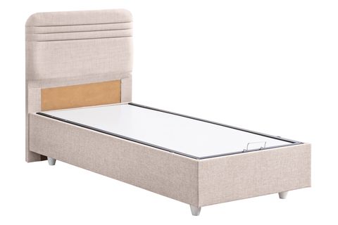 MİLA BAZA BAŞLIK VE ORTHO SOFT YATAK, KREM, 90X190