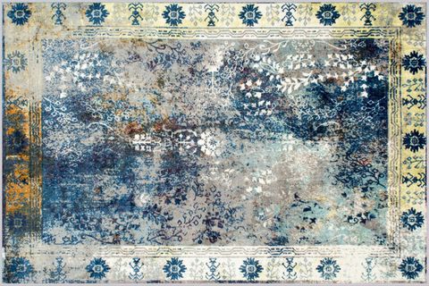 ROVİGO HOME DİJİTAL BASKI YIKANABİLİR KAYMAZ TABAN SALON HALISI  RVG1164  50 X 80
