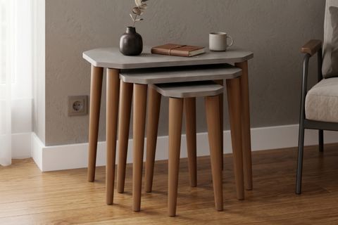 CANTE ZİGON SEHPA, BETON DESEN