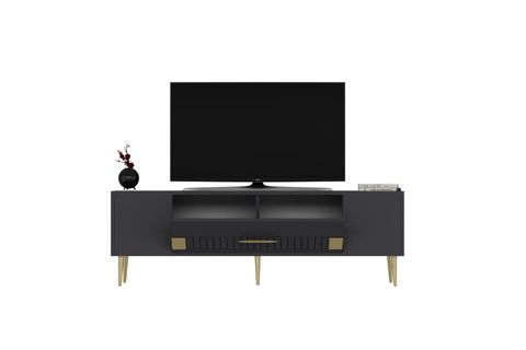 DEKOLP TV SEHPASI, 4CT, ANTRASİT ALTIN