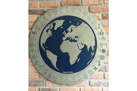 DÜNYA HARİTASI VE DÜNYA ÜZERİNDEKİ İNANÇLAR