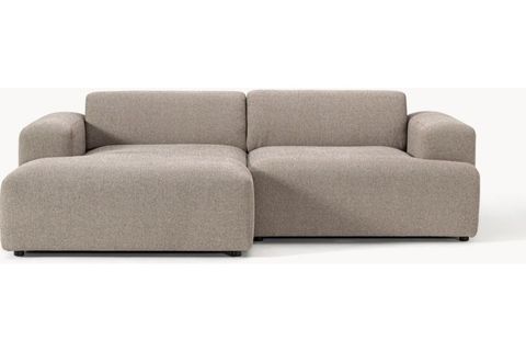 ELSA KETEN MİNİ KÖŞE KOLTUK, SOL KÖŞE, KAHVERENGİ