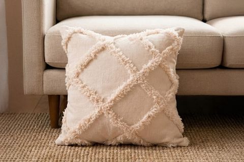 DİAMOND PÜSKÜLLÜ PAMUK KIRLENT KILIFI, BEJ