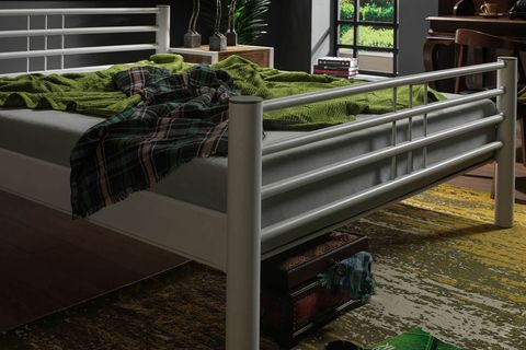 ASOS METAL KARYOLA, BEYAZ, 150X200