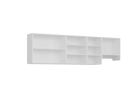 MİNAR 255 CM MUTFAK DOLABI BEYAZ 255-B4-ÜST MODÜL