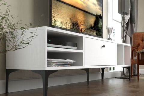 MİLAN TV ÜNİTESİ, BEYAZ SİYAH