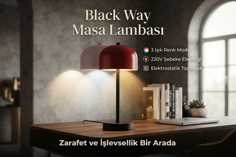 BLACK WAY LEDLİ MASA LAMBASI