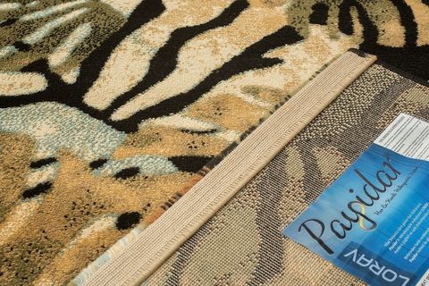 PAYİDAR HALI LORAV HE21NM  AMAZON DESEN SİYAH  YEŞİL 80X150