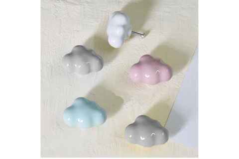 BULUT KULP BEBEK ODASI AKSESUARI, GRİ