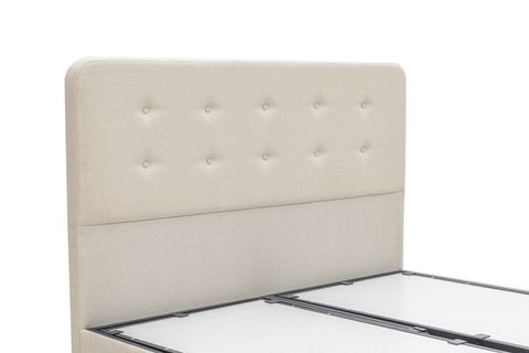 NOTTE BAZA VE BAŞLIK SETİ, KREM, 150X200