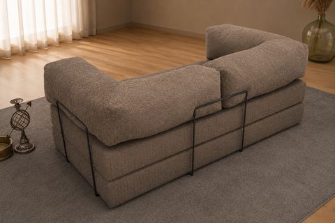 COMFORT SERİSİ YATAKLI ÜÇLÜ MODÜL, GRİ