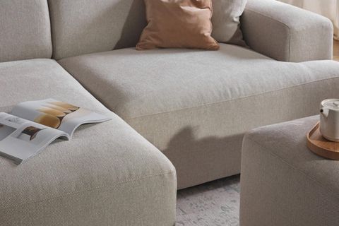 ELSA KETEN MİNİ KÖŞE KOLTUK, SOL KÖŞE, BEJ