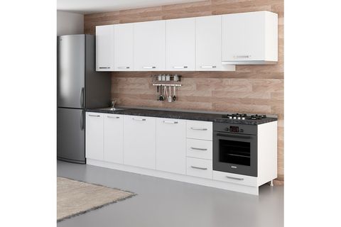 MİNAR SEZGİ 290 CM MUTFAK DOLABI BEYAZ 290-B5