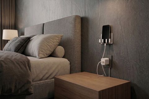 YAPIŞKANLI PASLANMAZ ÇELİK ÇOK AMAÇLI DUVAR ORGANİZERİ, GÜMÜŞ GRİ, 10X5X3 CM