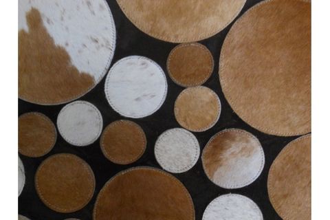PLANET DERİ PATCHWORK KARAMEL 200X300