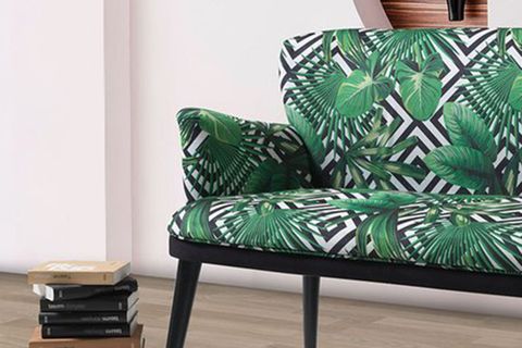 PALMİYE ÇAY SETİ İKİLİ KOLTUK, YEŞİL
