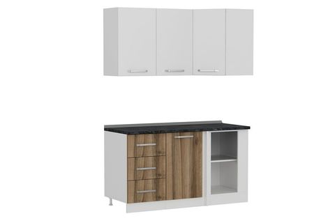 MİNAR 150CM KÖŞE MUTFAK DOLABI BEYAZ DORE K150D3