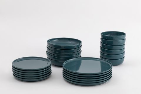 KİTCHEN ESSENTİALS STONEWARE SERVİS TABAĞI 28 CM, MAVİ, ALTILI SET