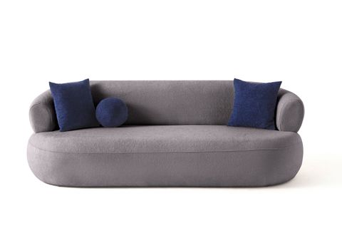 TURİN ÜÇLÜ KOLTUK, KOYU GRİ