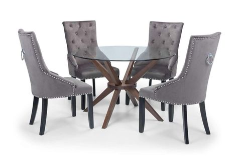 JULİAN YUVARLAK YEMEK MASASI, 120X120