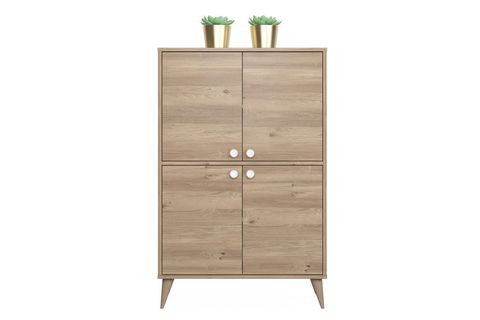 RUUM STORE BY DOĞTAŞ VEGA GENİŞ DÖRT KAPAKLI DOLAP MEŞE