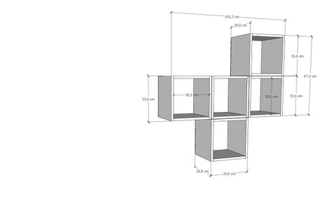 AYDIN KİTAPLIKLI RAF, NRG-DVR-1011