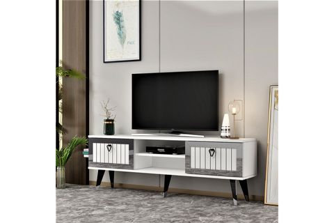LİDYACT TV STANDI, BEYAZ GÜMÜŞ