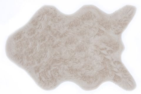 TAVŞAN POST KESİM MODERN MAKİNE HALISI, KREM, 80X150