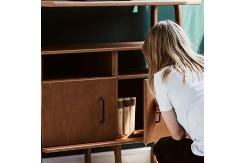 WOODESK VENTO AHŞAP ÇALIŞMA MASASI, TİK RENK