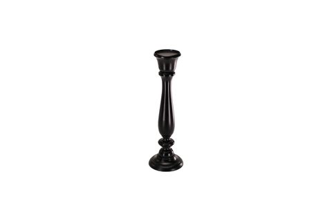 MASSELLO DESIGN MEZZALUNA KÜÇÜK SÜTUN MUMLUK, AHŞAP, SİYAH